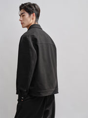 Men's Jacquard Jacket With Bamboo Fabric