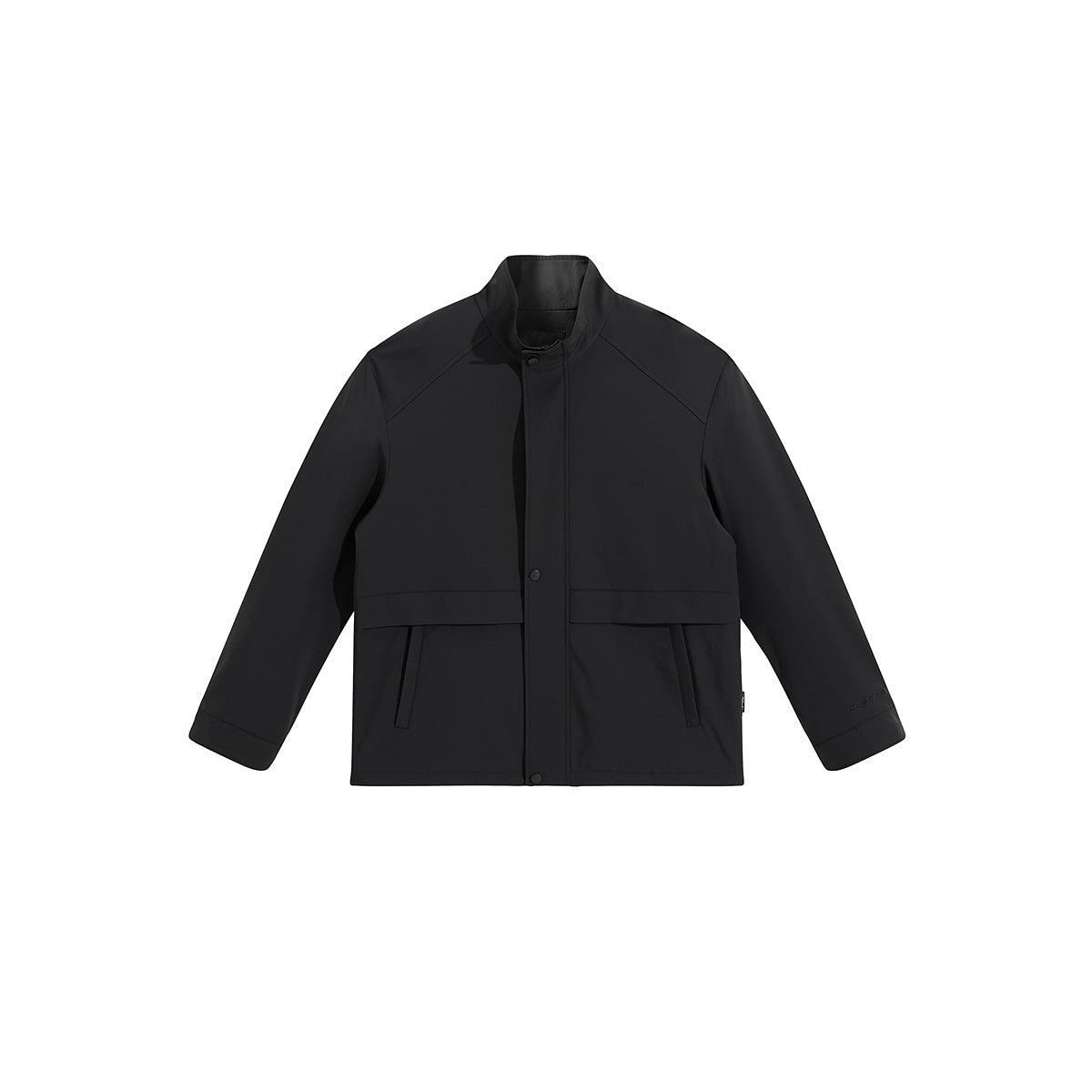 Men's Spliced Stand Collar Jacket