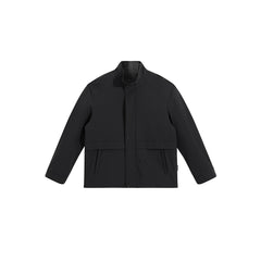 Men's Spliced Stand Collar Jacket