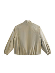 Men's Casual Aurora-Fabric Stand-Collar Jacket