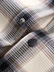 Men's Plaid Textured Shirt