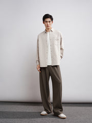 Men's Patterned Jacquard Shirt