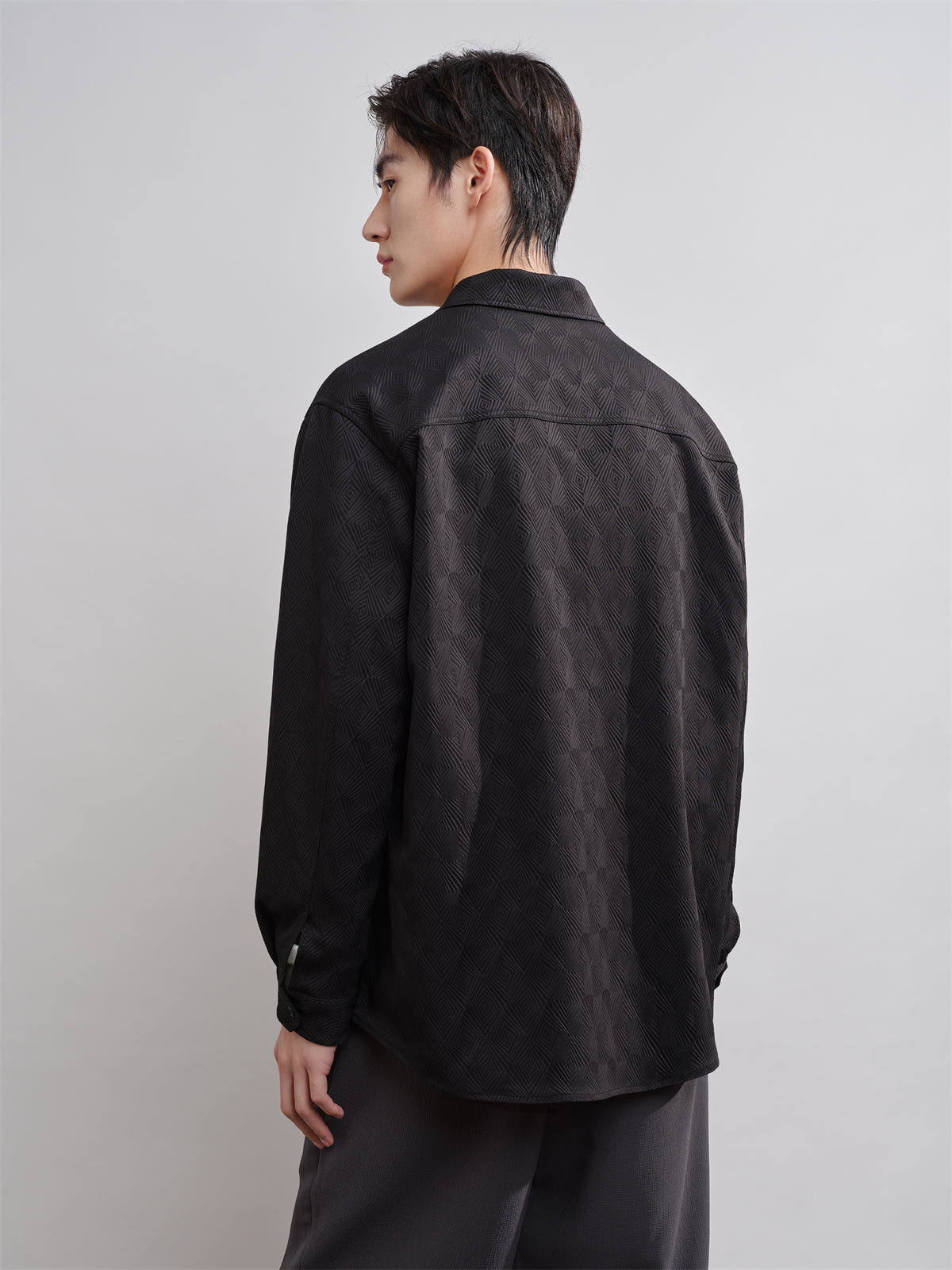 Men's Patterned Jacquard Shirt