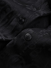 Men's Subtle Jacquard Pattern Shirt