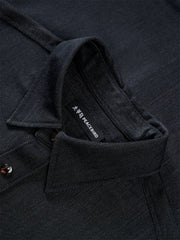 Men's Relaxed Shirt with Contrast Topstitching