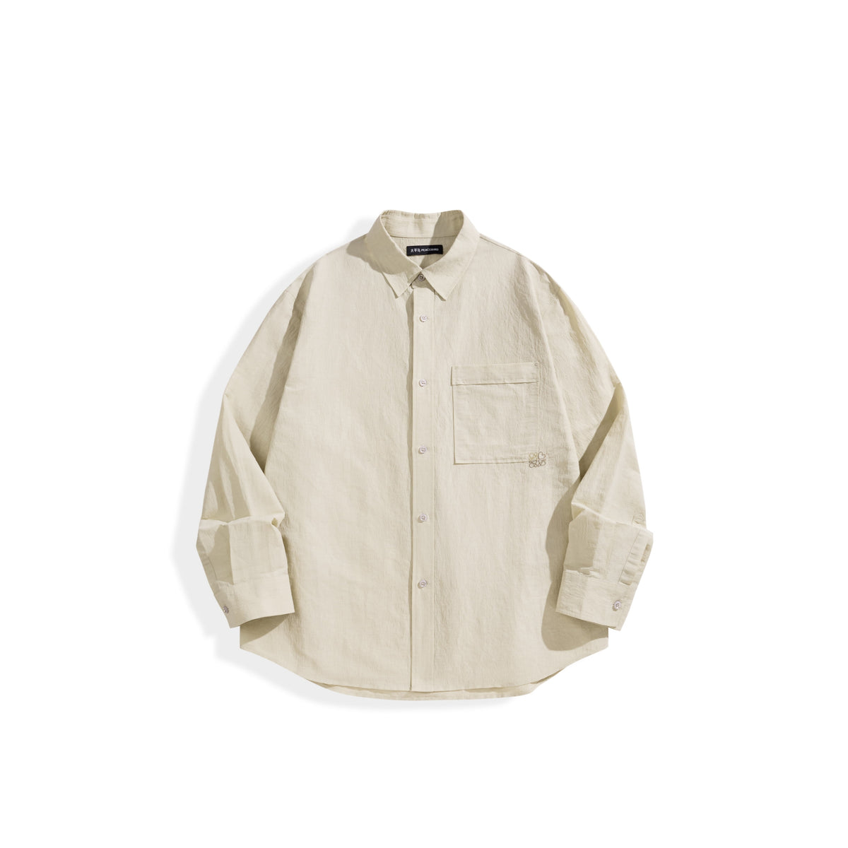 Men's Old Money Style Textured Linen Shirt