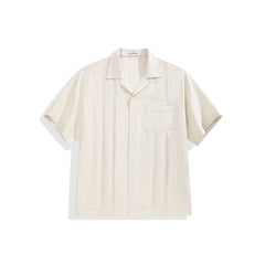 Men's Tencel-Blend Shirt with Embroidery