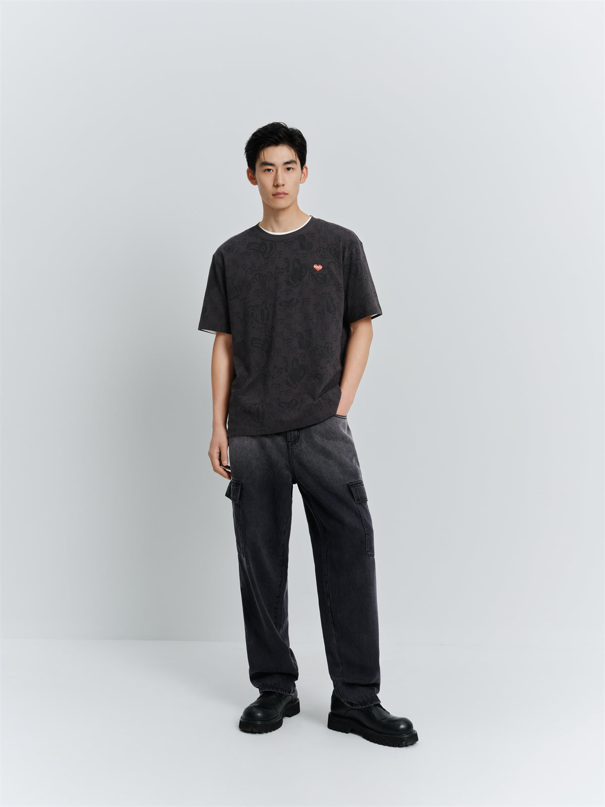 Men's Heavyweight Allover Print T-Shirt