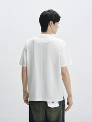 Men's Heavyweight T-Shirt with Panel Lines