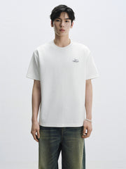 Men's Heavyweight T-Shirt with Panel Lines