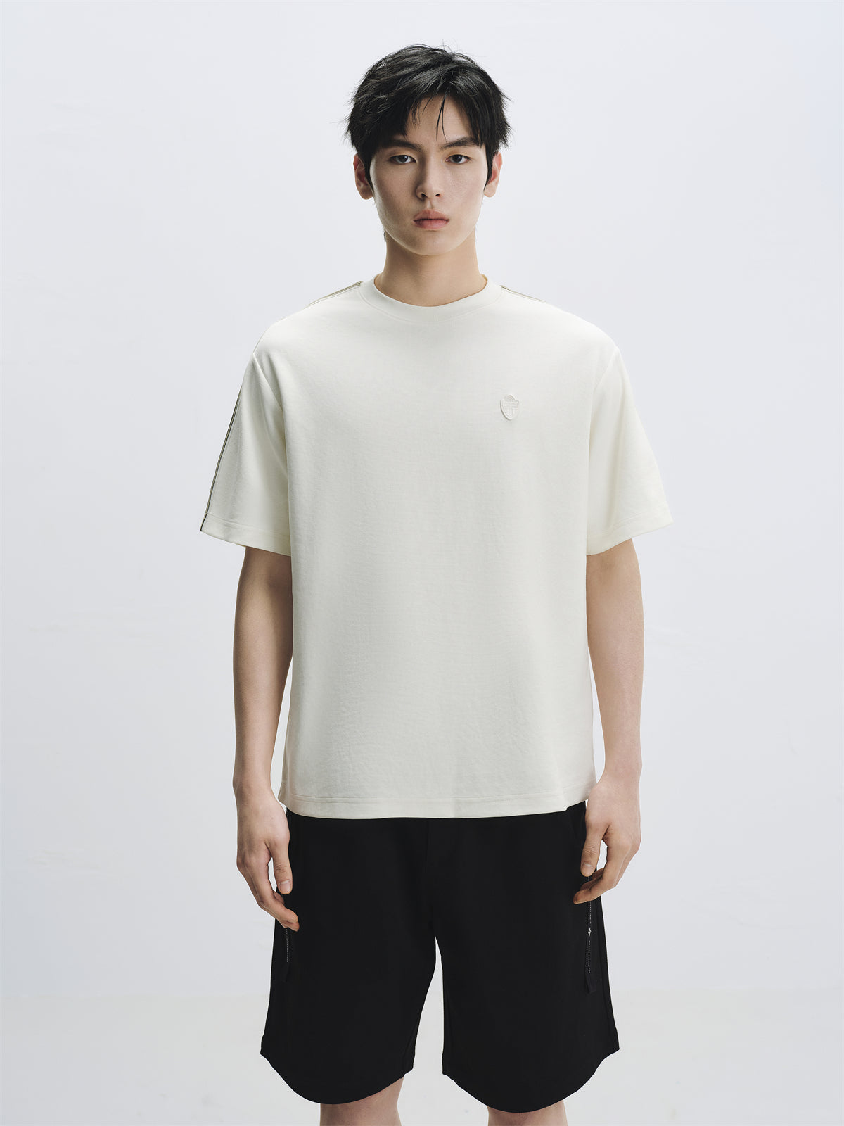 Men's Cooling Waffle T-Shirt with Shoulder Tape
