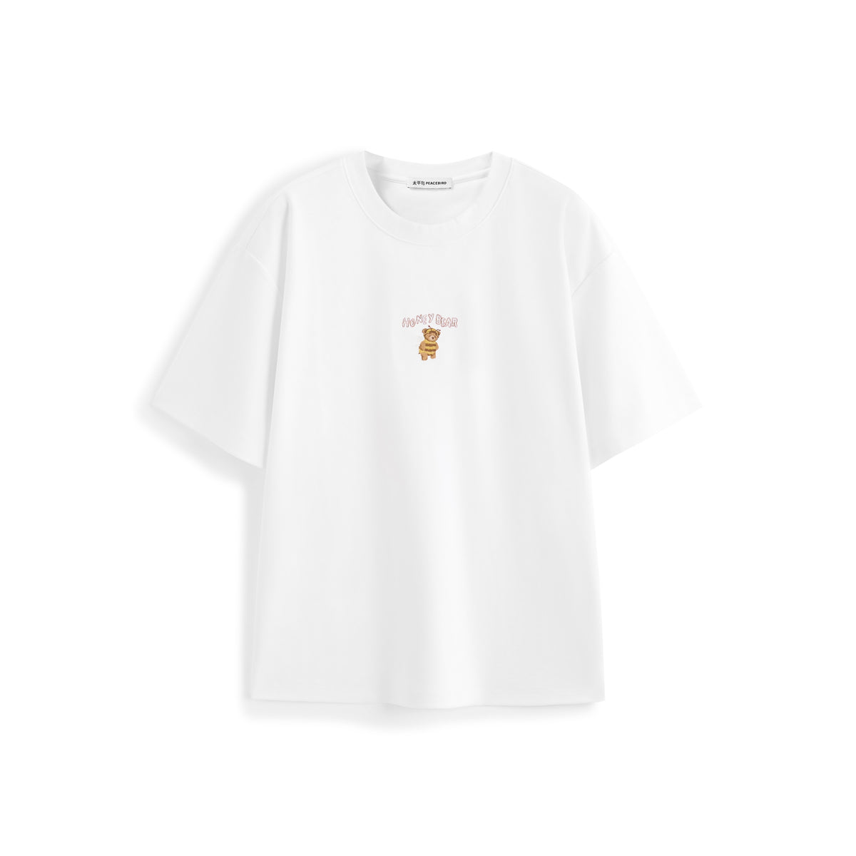 Men's Cotton-Blend T-Shirt with Graphic Embroidery