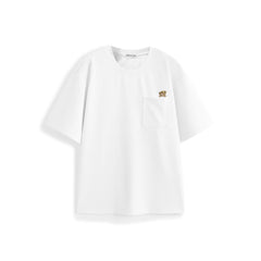 Men's Loose-Fit T-Shirt with Bear Embroidery