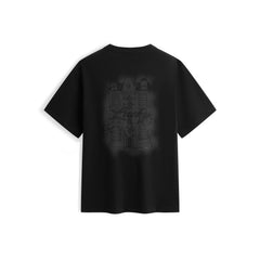 Men's Cotton Graphic T-Shirt with Embroidery