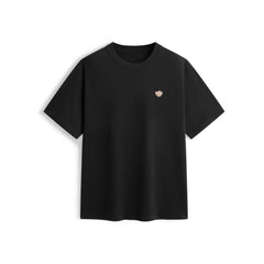 Men's Cotton T-Shirt with Back Embroidery