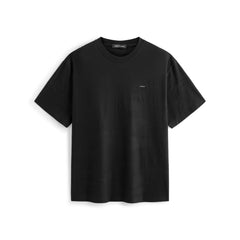 Men's Crewneck Short Sleeve T-Shirt with Metal Label