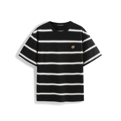 Men's Loose-Fit Contrast Stripe T-Shirt