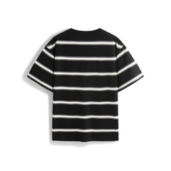 Men's Loose-Fit Contrast Stripe T-Shirt