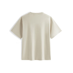 Men's Minimal Solid T-Shirt with Patch Detail