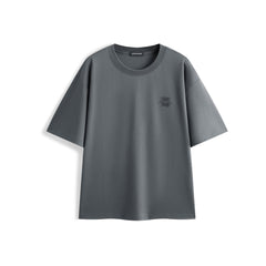 Men's Gradient Print and Embroidered T-Shirt