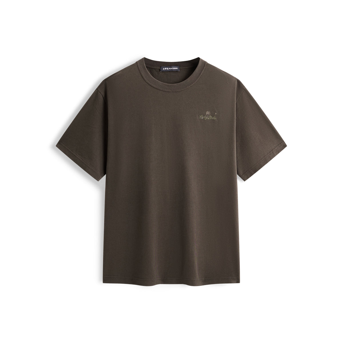 Men's Cotton Graphic T-Shirt with Embroidery
