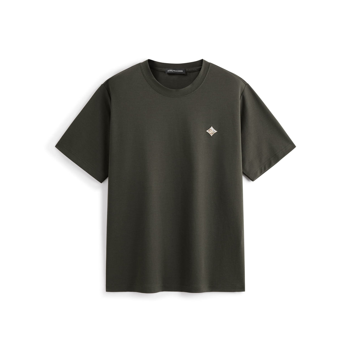 Men's Basic Embroidered T-Shirt