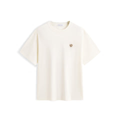 Men's Cotton T-Shirt with Back Embroidery