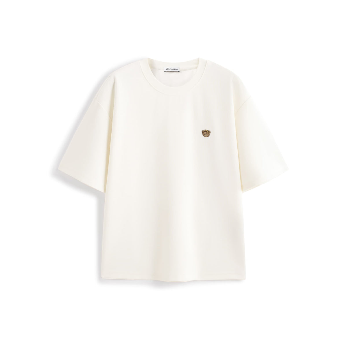 Men's Solid Embroidered T-Shirt