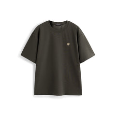 Men's Solid Embroidered T-Shirt