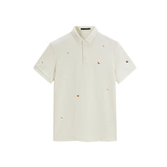 Men's Cooling Slim-Fit Embroidered Polo Shirt