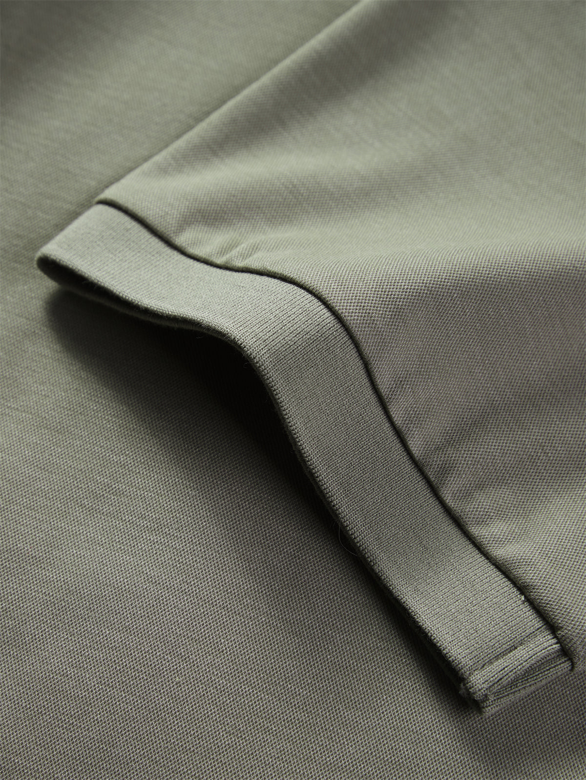 Men's Green 80s Soft Knit Polo Shirt