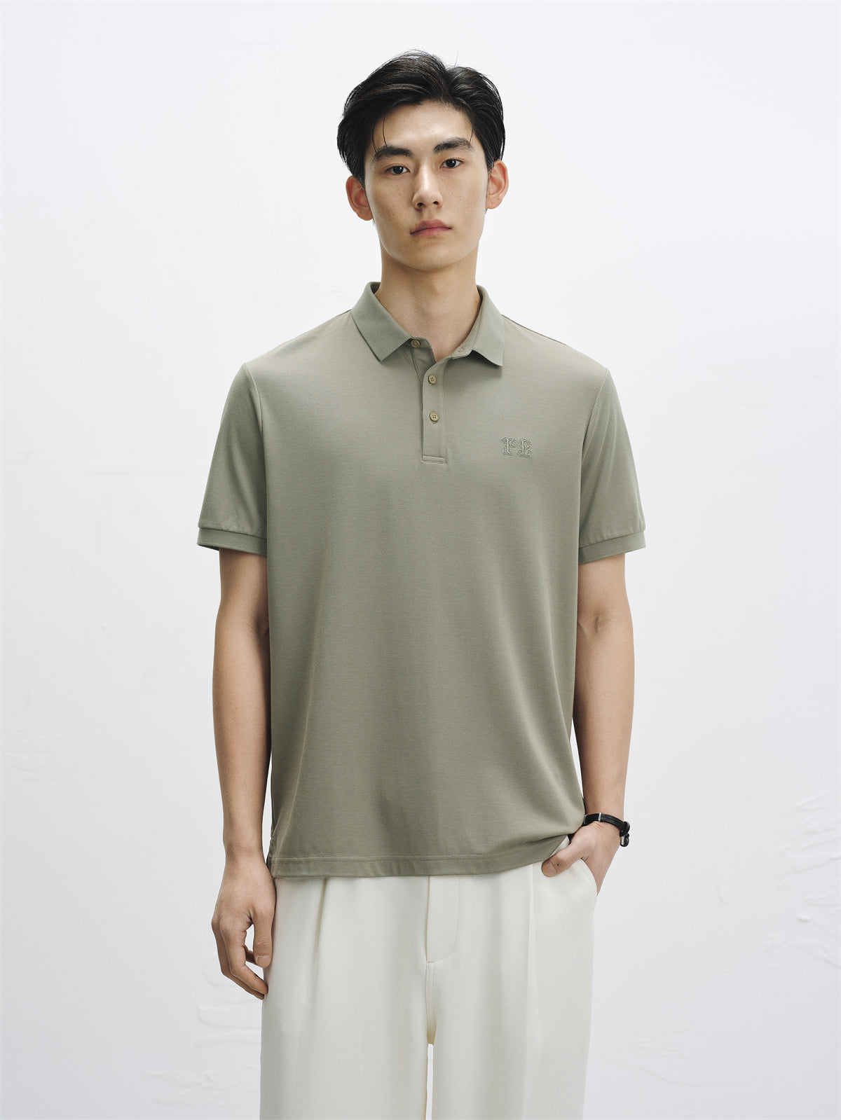 Men's 80s Soft Knit Polo Shirt