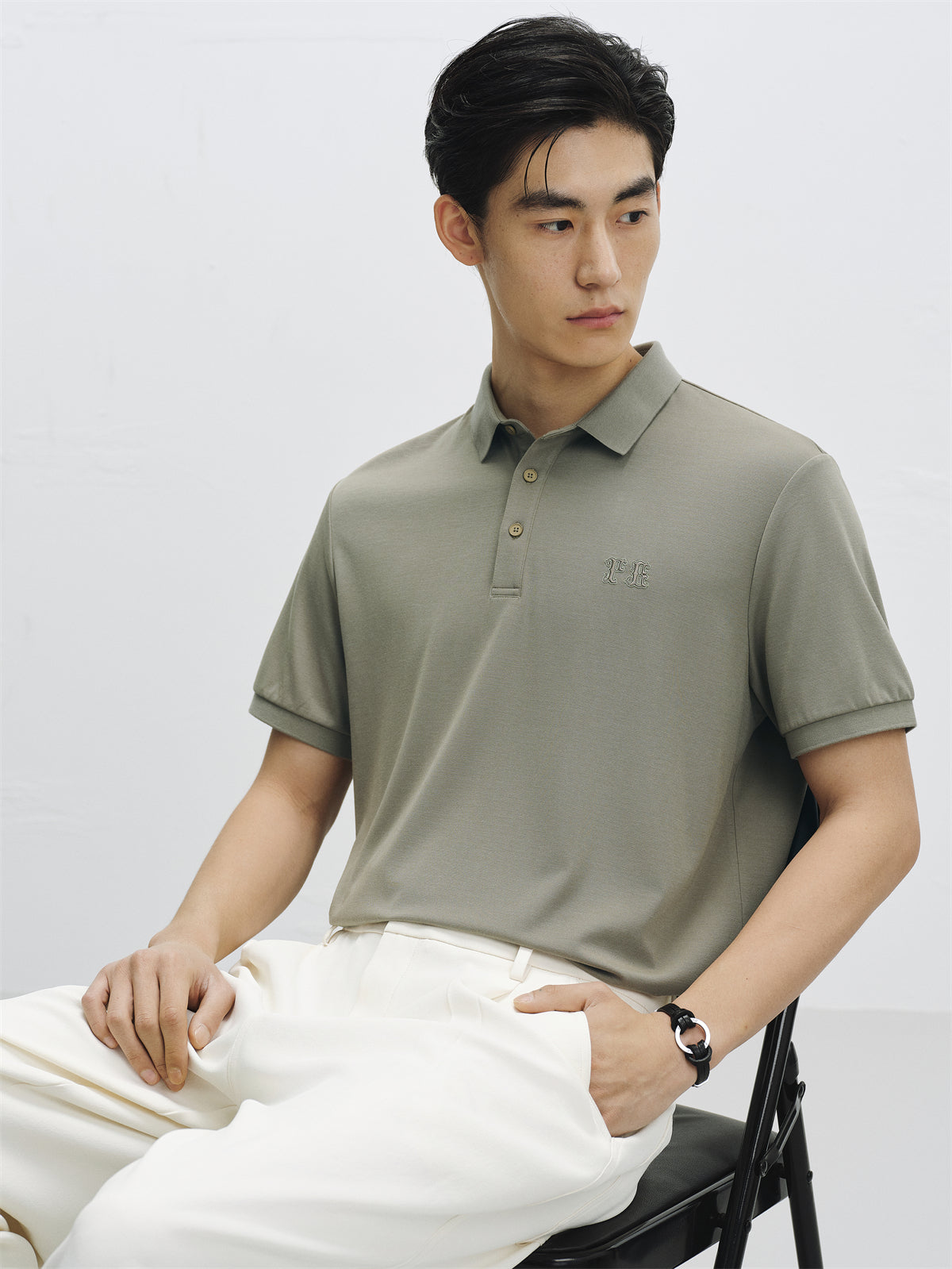 Men's 80s Soft Knit Polo Shirt