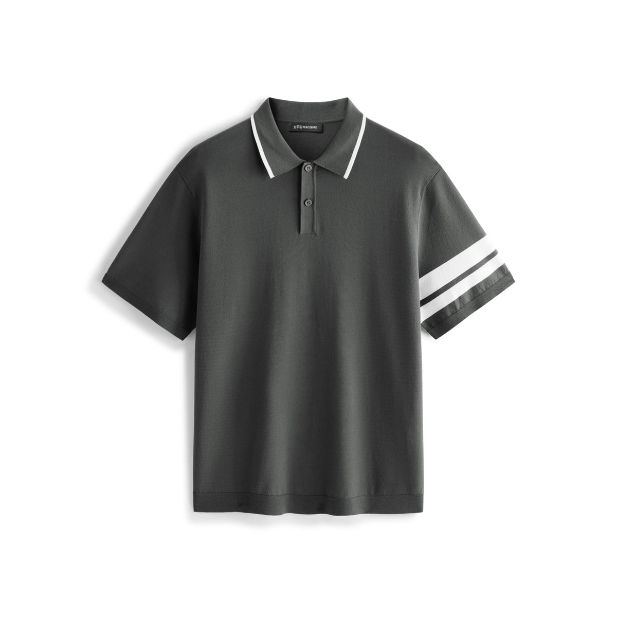 Men's Old Money Striped Polo Shirt