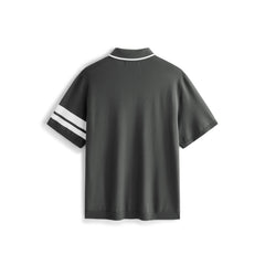 Men's Old Money Striped Polo Shirt