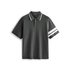 Men's Old Money Striped Polo Shirt