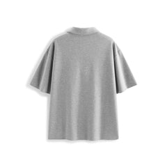 Men's Loose-Fit Waffle Polo Shirt