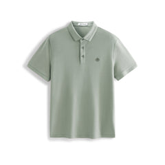 Men's Slim-Fit Polo Shirt with Mulberry Silk