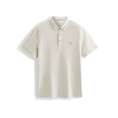 Men's Slim-Fit Polo Shirt with Mulberry Silk