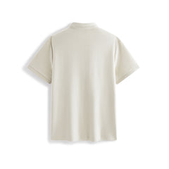 Men's Slim-Fit Polo Shirt with Mulberry Silk