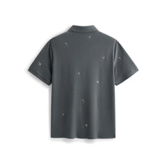 Men's Allover Embroidered Cooling Polo Shirt