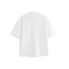 Men's Textured Jacquard Knit Polo Shirt