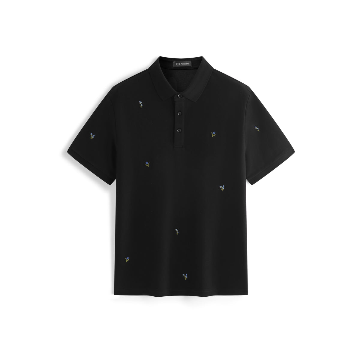 Men's Allover Embroidered Cooling Polo Shirt
