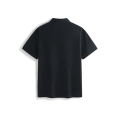 Men's Slim-Fit Polo Shirt with Mulberry Silk