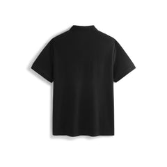 Men's Slim-Fit Polo Shirt with Mulberry Silk