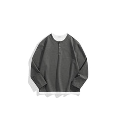 Men's Old Money Style Faux-Layer  T-Shirt