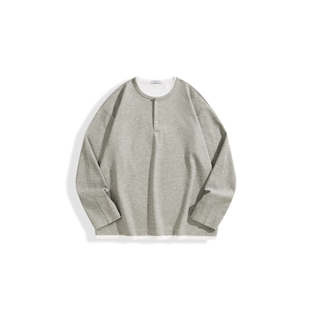Men's Old Money Style Faux-Layer  T-Shirt