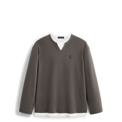 Men's  Casual Money Style Faux-Layer T-Shirt