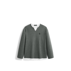 Men's  Casual Money Style Faux-Layer  T-Shirt