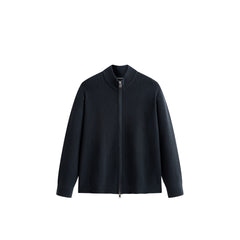 Men's Casual Stand-Collar Sweater Jacket